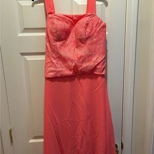 Elegant Pink Prom Dress